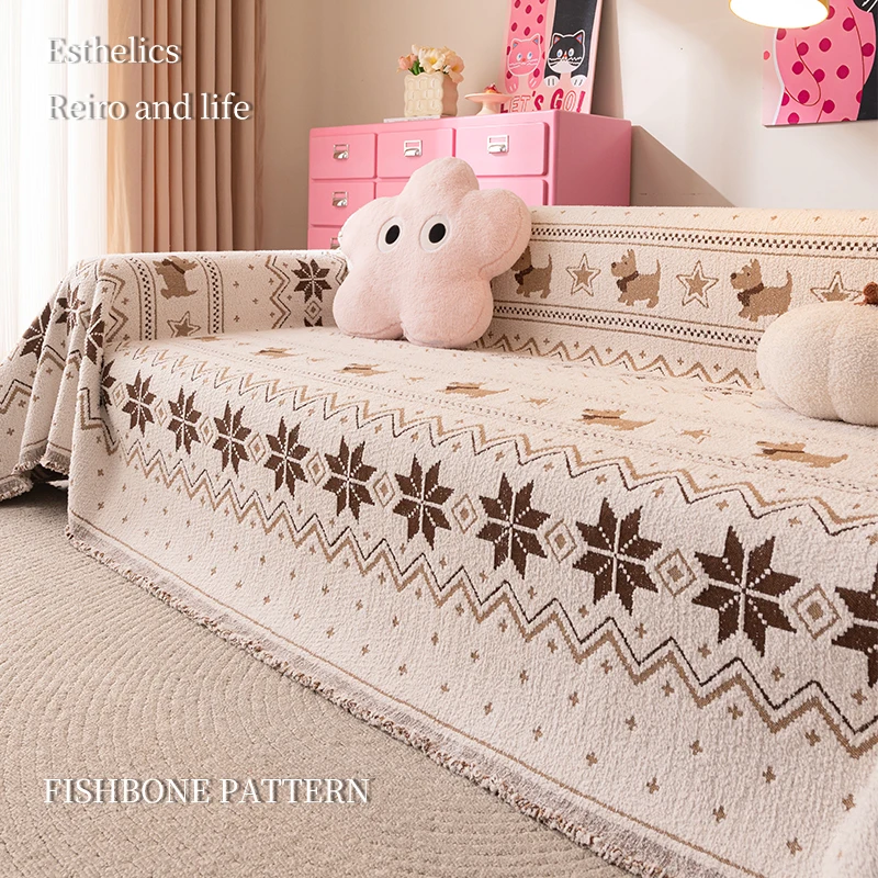 Sofa Towel Armrest And Seater Machine Washable Anti Slip One-piece sofa cover Four Season Universal