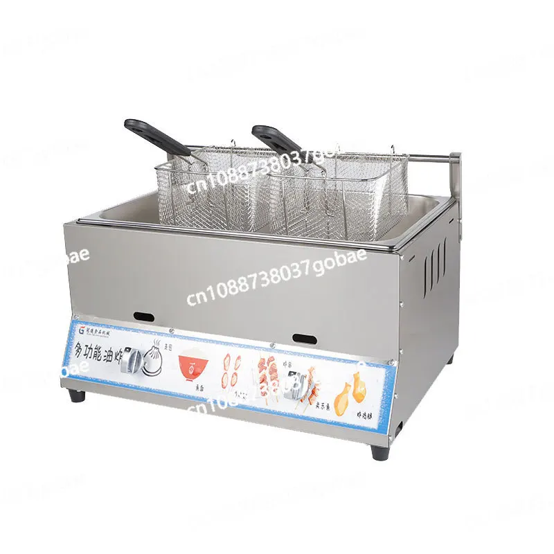 

Газовая фритюрница Газовая фритюрница из нержавеющей стали с быстрым горячим огнем и утолщением