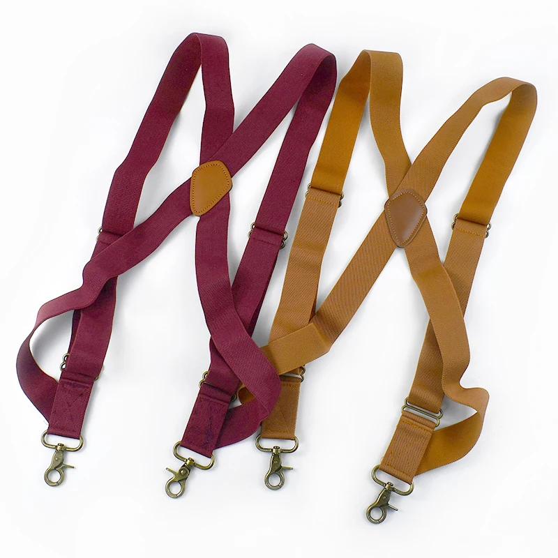 deepeel-1pc-35cm-men's-x-back-elastic-suspenders-adjustable-straps-heavy-duty-clips-for-formal-pants-jeans-wedding-attire