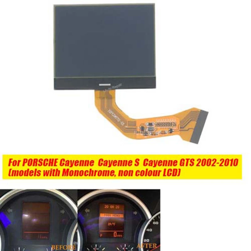 Car Instrument LCD Display 7L6920970D For Touareg Porsche Cayenne S GTS 955 2003-2010 Dash Cluster Speedometer Screen