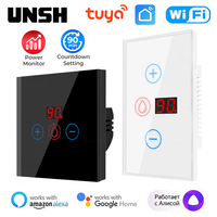 Tuya EU US WiFi Smart Water Heater Boiler Switch With Power Monitor Smart Life Control Switch Works With Alexa Alice Google Home