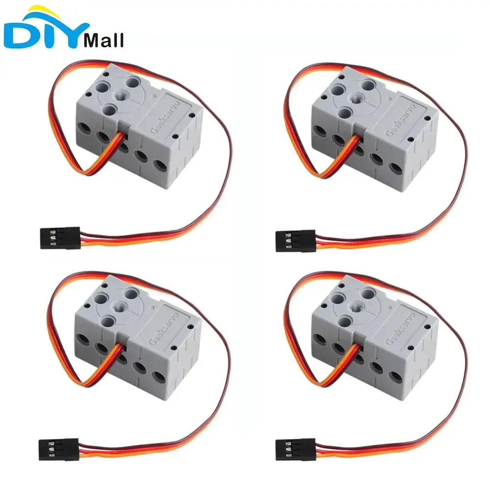 4PCS 360° 2KG Grey Servo Motor Remote Control Models Parts for Geekservo Geek Servo Micro:bit Raspberry Pi