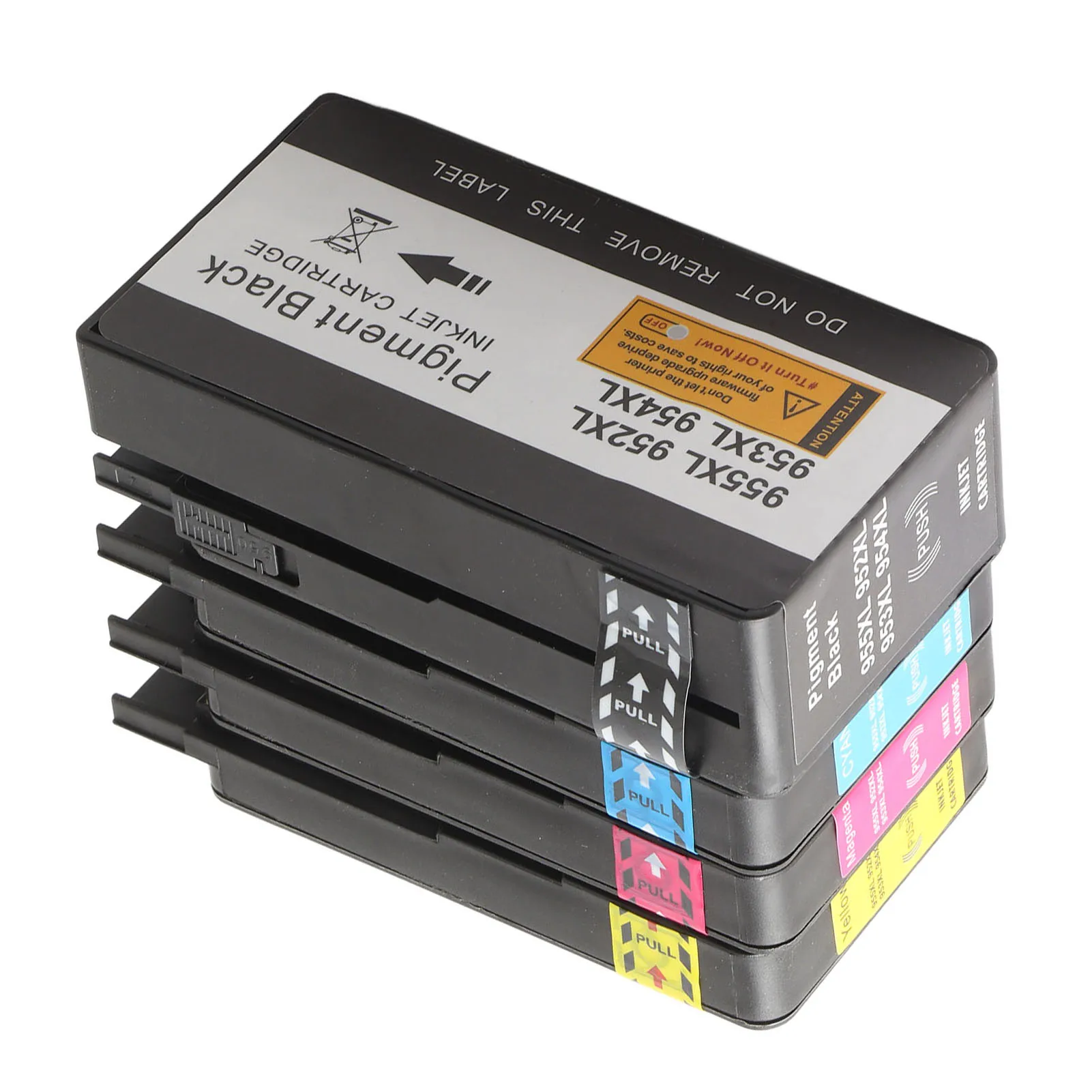 Printer Cartridge Printer Ink Cartridge Fluent Printing Smart Chip Practical BK C M Y Ink Cartridge for OfficeJet Pro 8210