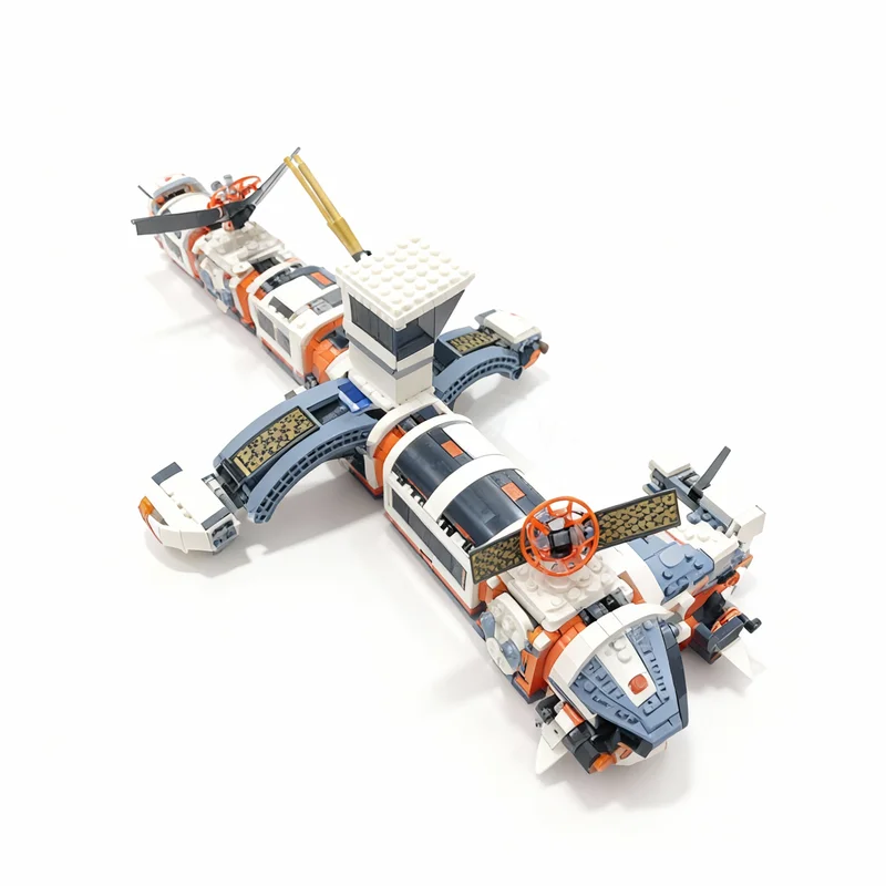 1017pcs MOC Icarus Star Cruiser Space Model Building Blocks Assemble Education DIY Craft Birthday Collection Brick Display Idea