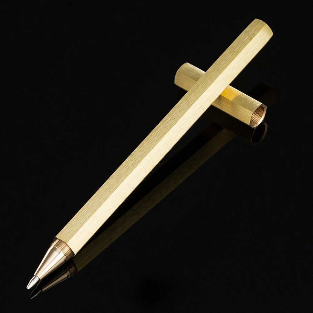 

Brass Pen Nice Writing Pens for Journaling Aesthetics Novelty Gel Signature Copper Gels