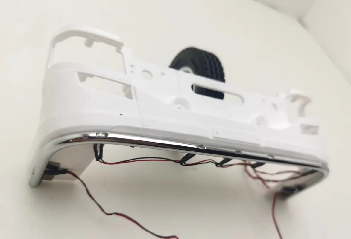 

Aluminum Alloy CNC Front Bottom Light Accessories for 1/14 Tamiya RC Truck Trailer Tipper Scania 770S 56368 56371 Upgrade Parts