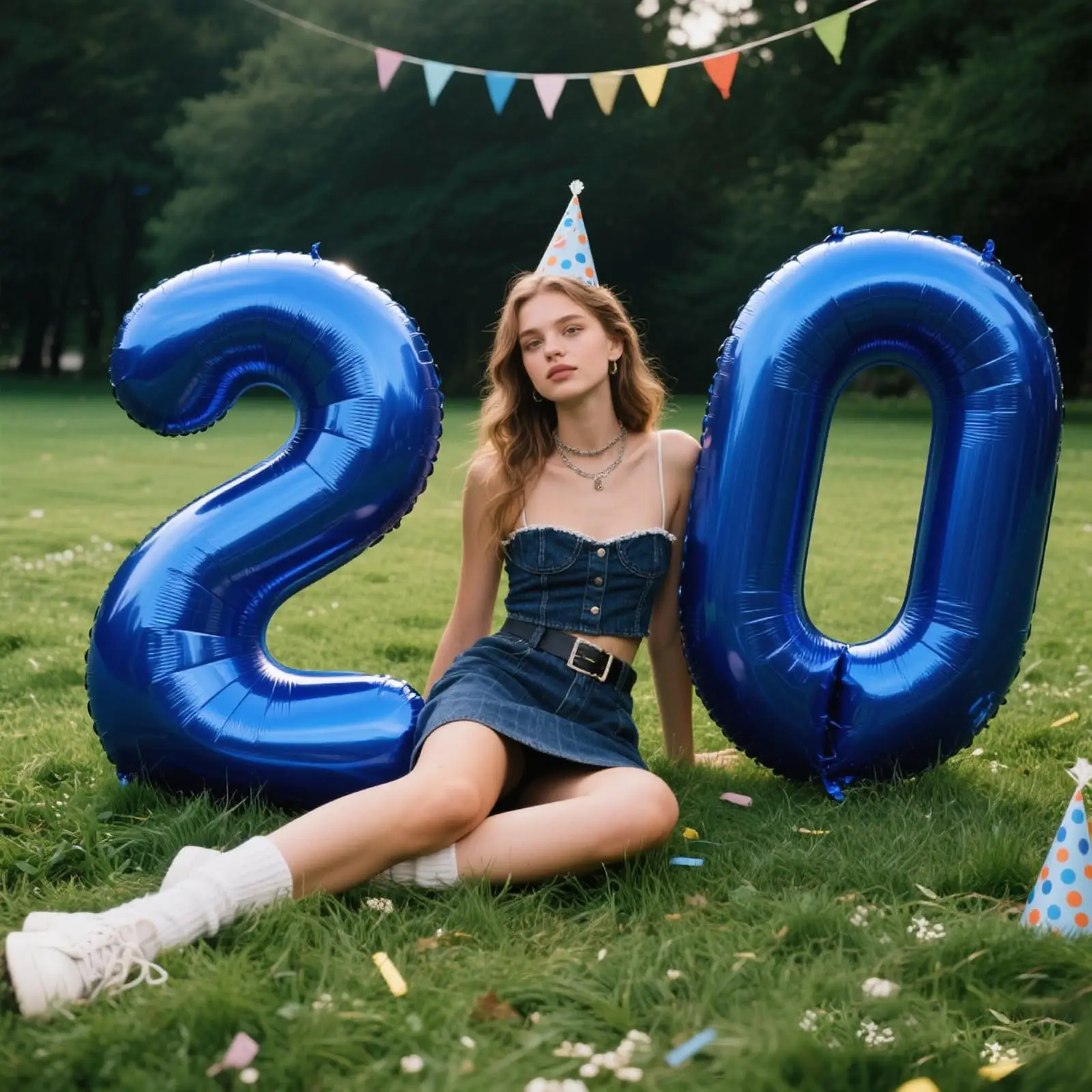40-Zoll-Luftballons mit dunkelblauem Zahlen, große riesige Folien-Helium-Geburtstagsfeier, Feier, Dekoration, große Globos – Detail 3