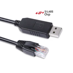 Silicon Labs CP2102 USB  RS232 to RJ45 8P8C Cable for PowMr Inverter RS232 Serial PC Communication And Monitoring