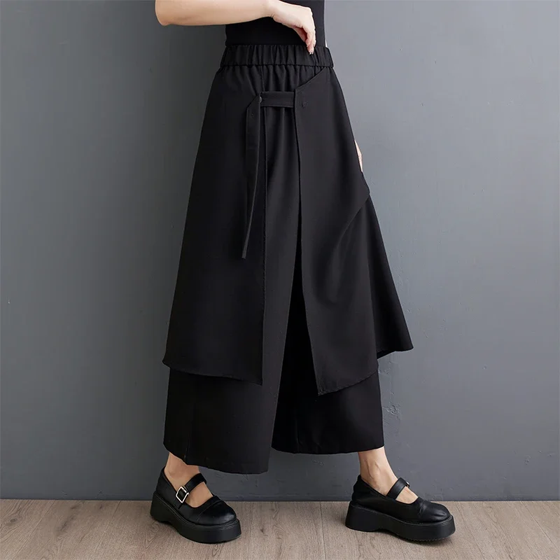 

Women Baggy Parachute Pants Casual Loose Palazzo Y2k Wide Leg Jogger Relaxed Track Pant Plus Size Capris Oversize Culottes