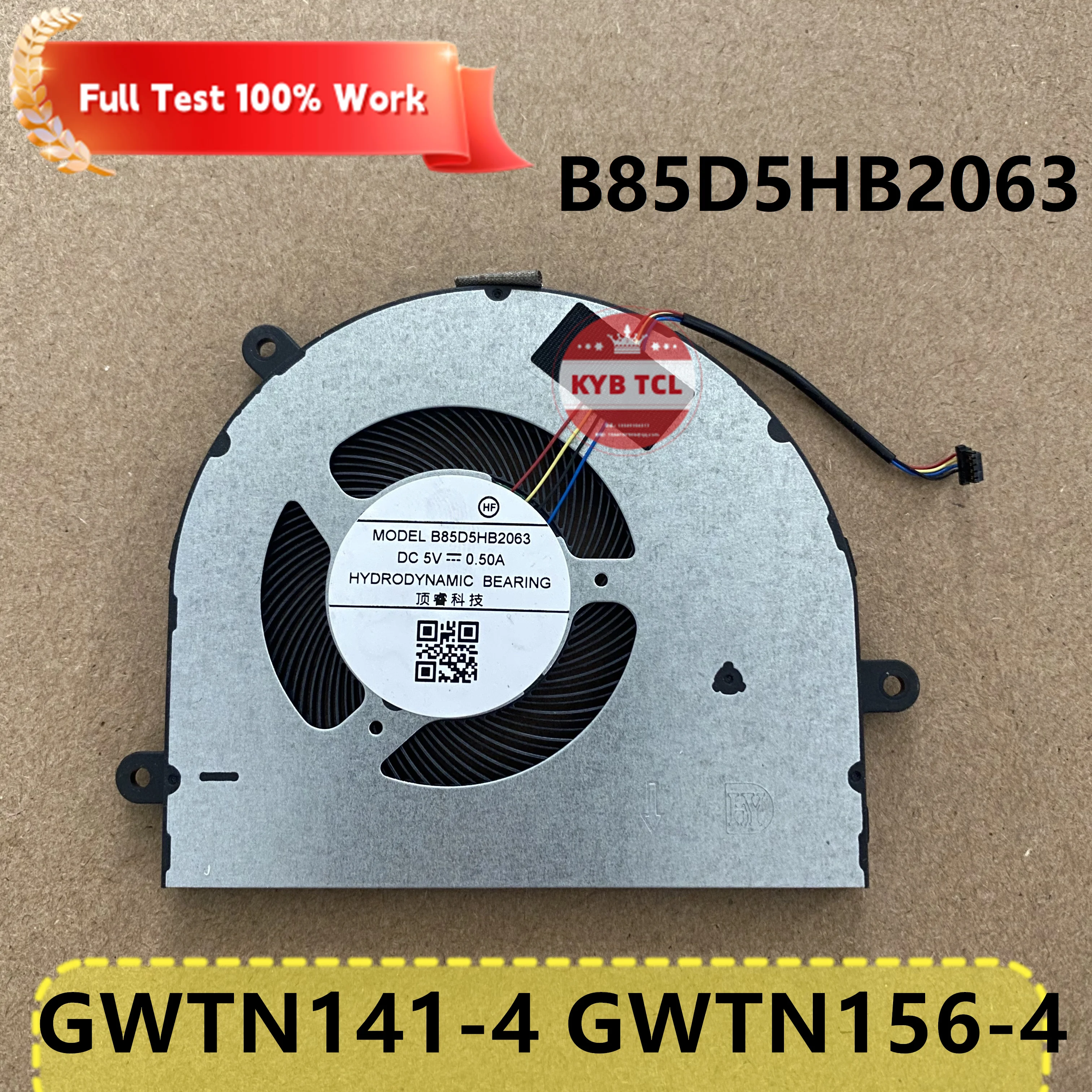 Genuine Laptop CPU Cooling Fan Notebook B85D5HB2063 For Gateway GWTN 141-10 GWNC31514 GWTN141-3PR GWTN156-1GR GWNR71517 Original