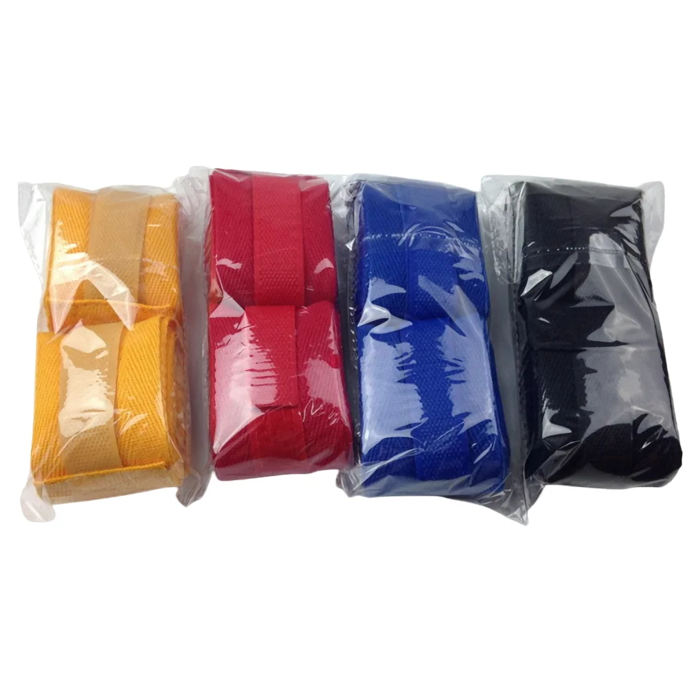 1 paire de bracelets de boxe 2.5M/5M, bande enveloppante de sport à main, pour les amateurs de boxe Sanda Muay Thai, de combat MMA et de karaté