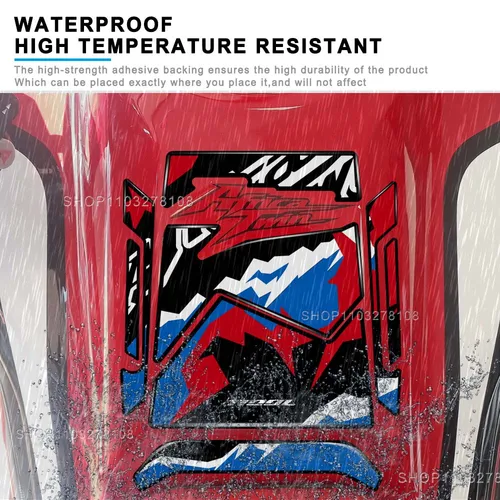 Imagen 2 del producto CRF1100L-accesorios de resina 3D para motocicleta, pegatinas antideslizantes para almohadilla de depósito, calcomanías impermeables para Honda Africa Twin CRF 1100 L 2024