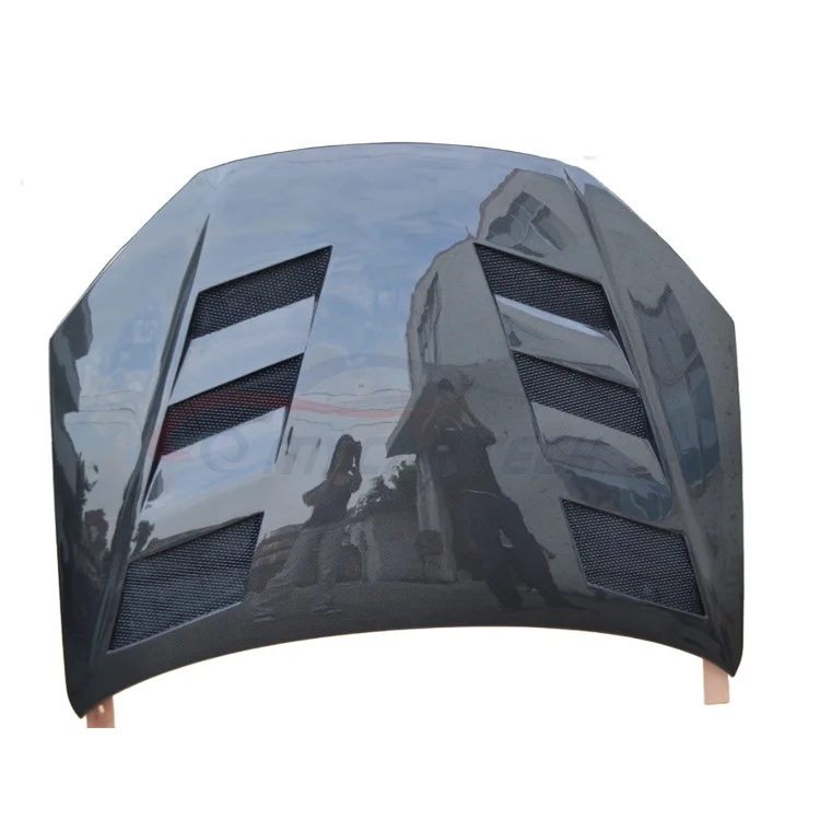 

Carbon Fiber Engine Cover Scoop Carbon Fiber Hood Bonnet for Genesis Coupe VIS-model 2011-2013 Accessories