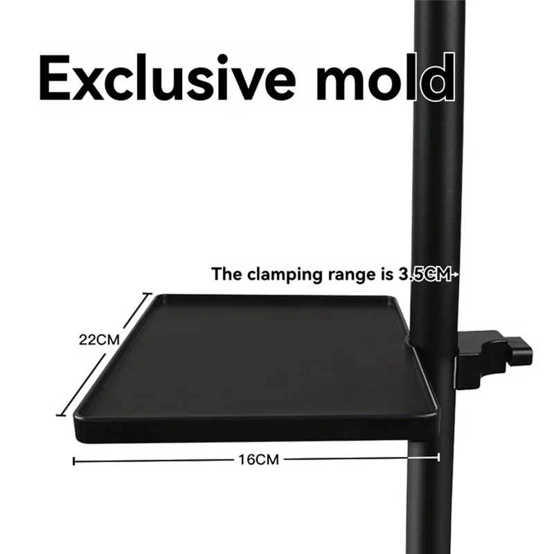 علبة ملحقات حامل الميكروفون Qy-781E - رف مشبك عالمي قابل للتعديل لبطاقات الصوت، حامل B #6