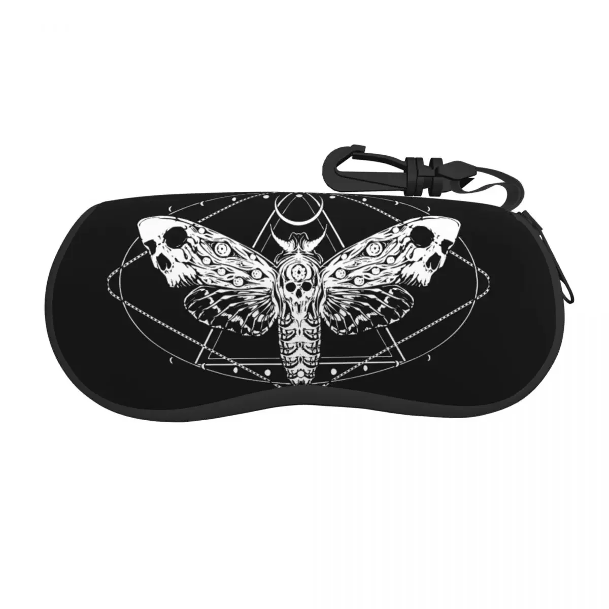 Surreal Death Moth Glasses Case Convenient Box Silence of the Lambs Gothic Goth Eyeglasses Storage  Small  