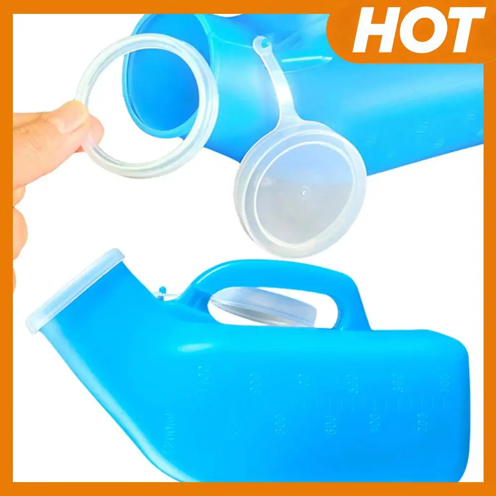 

Пластиковый контейнер для сбора мочи объемом 1200 мл для мужчин, непроливаемый, с крышкой, для использования в автомобиле, для пожилых людей и при недержании