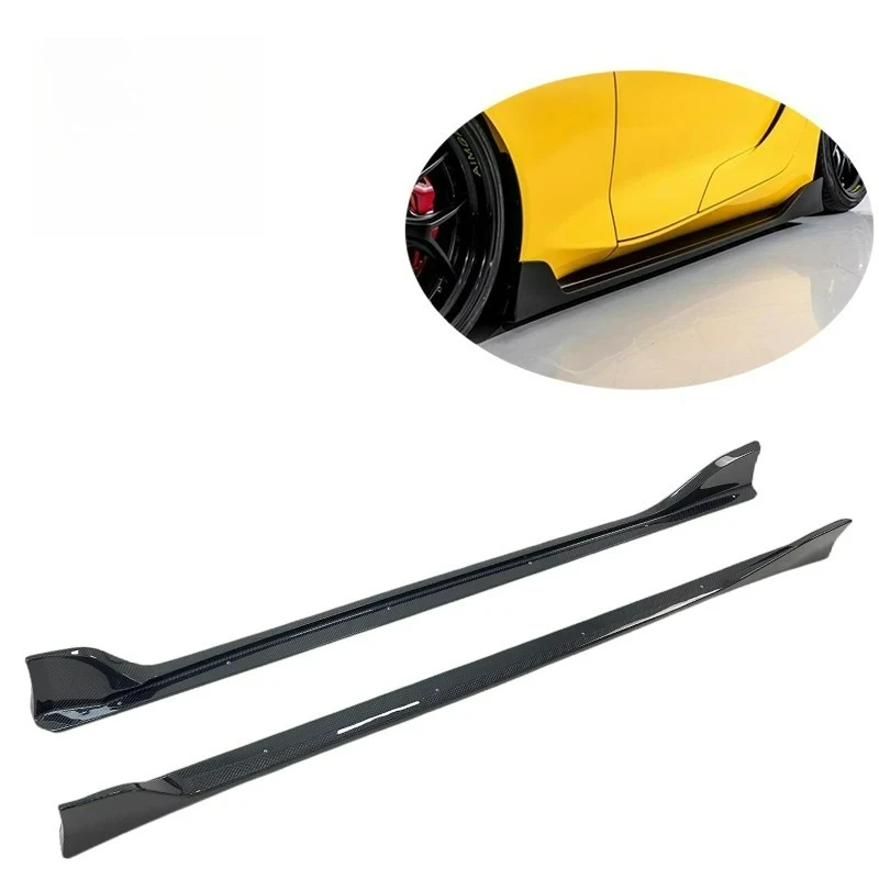 

Aero-Optimized FORToyota Supra A90 A91 Side Skirt Rock Slab Carbon Fiber 2019-2023