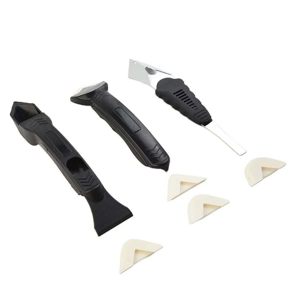 Cleaner Tile Silicone Scraper Caulking Tool 8pcs/Set Filling Floor Glass Cement Sealer Manual Remover Finisher