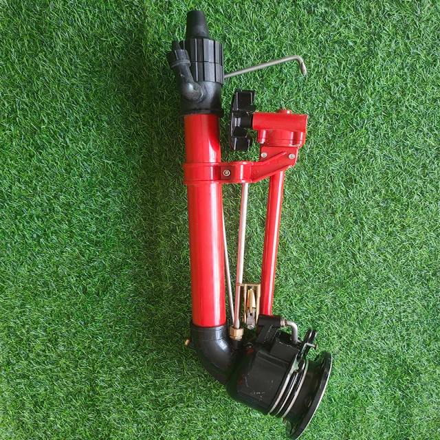 Manual Female Thread Adjustable Stainless Steel Rain Gun Sprinkler with Jet Nozzles for Water Garden and Agricultural Irrigation