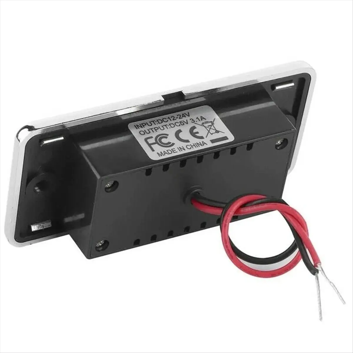 ♬◤Popular Style  ◥12V Car Socket Dual USB Charger for Socket Car Installation Motorhome Caravan Car Accessories 3.1A