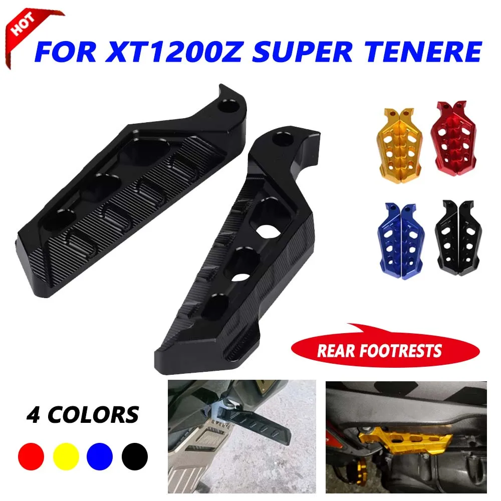 

For Yamaha XT1200Z XT1200ZE XT1200 Z ZE Super Tenere 2018 - 2023 Motorcycle Accessories Rear Foot Pegs Rests Passenger Footrests