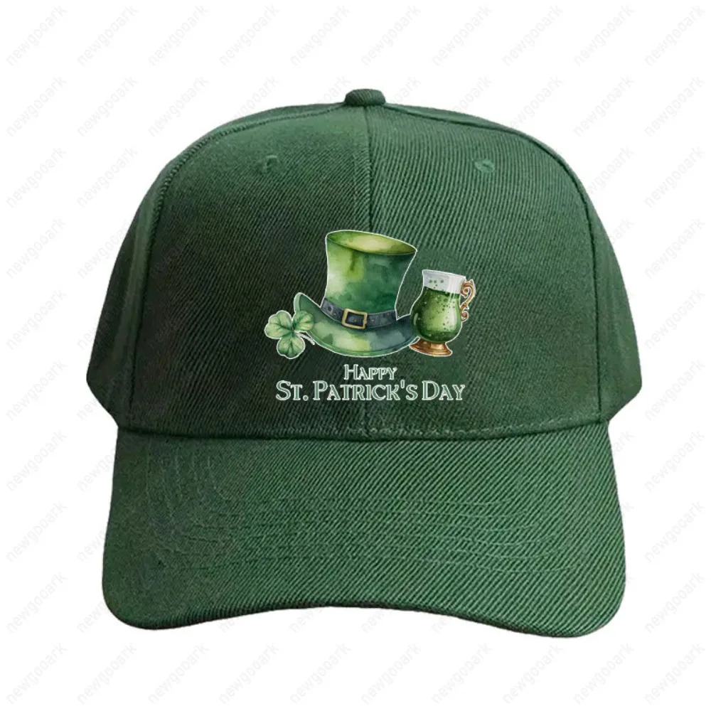 

Кепка с дизайном ко Дню Святого Патрика для взрослых, летняя, унисекс, модная повседневная регулируемая бейсболка с принтом, кепка-тракер