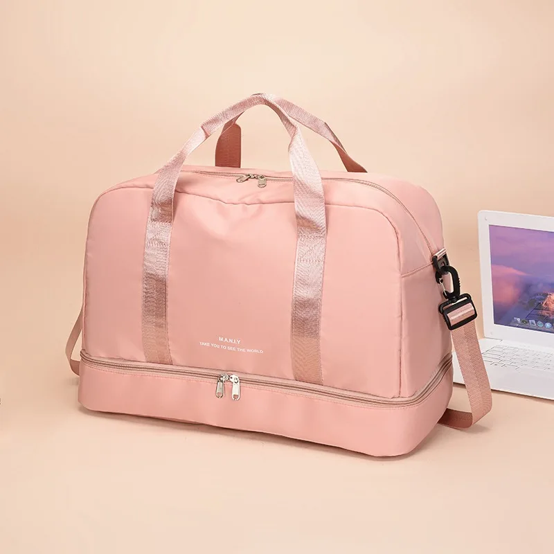New Girl Portable Short Distance Travel Bag Large Capacity Waterproof Luggage Bag Male Female Business Trip Travel Boarding Bag
