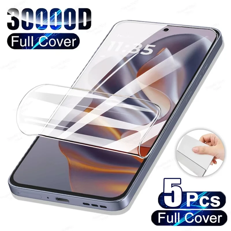 1-5PCS Full Cover Hydrogel Film For Samsung A36 5G A56 5G A72 A51 A54 A52 A16 A15 A32 A17 A07 A26 A25 A13 A22 Screen Protector