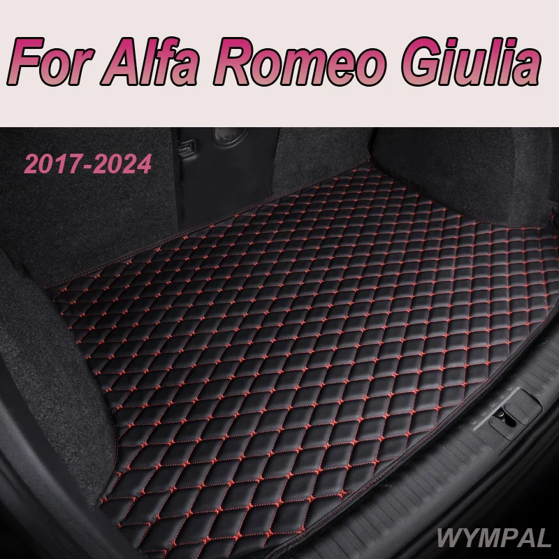 

For Alfa Romeo Giulia 2017-2024 2018 2019 2020 2021 2022 2023 Car floor mats Custom foot Pads automobile carpet cover