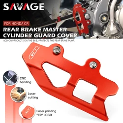 Rear Brake Master Cylinder Guard Cover For HONDA CR 125R 250R 500R 1992-2001 CR125R CR250R CR500R Motorcycle Protector CNC