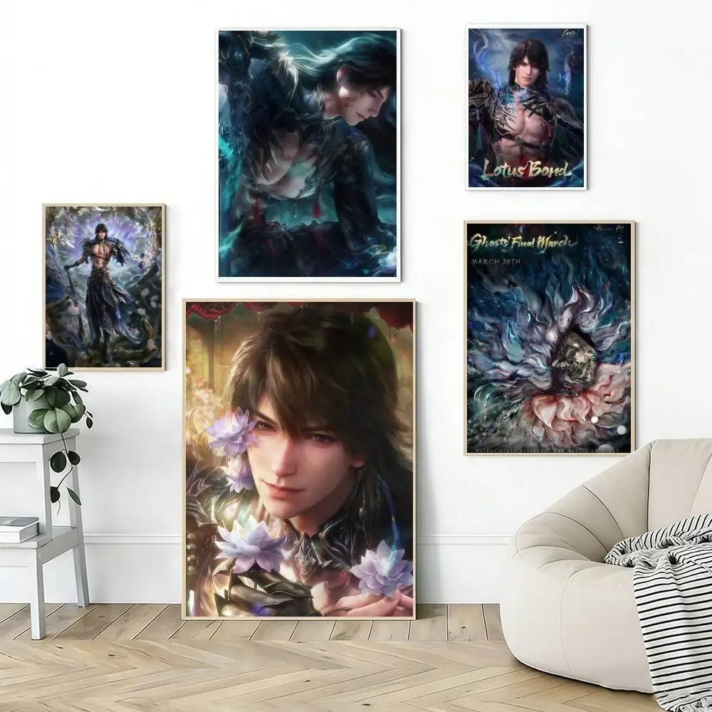 Love and Deepspace Caleb Poster Self Adhesive Decoration Bedroom Home Wall Sticker Prints Painting Living Room Office