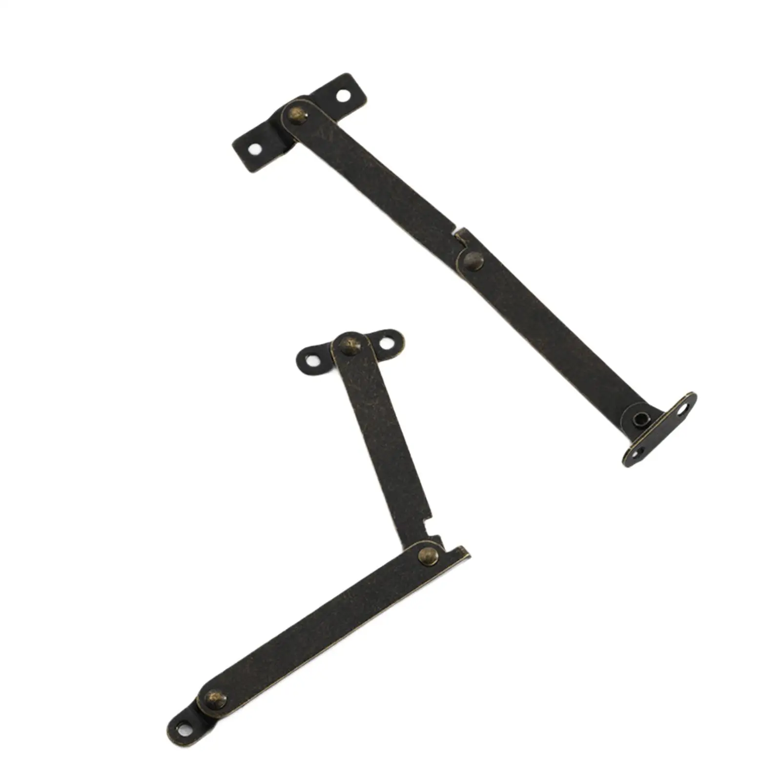 Pack of 2 lid lifting hinges for cabinets, robust construction