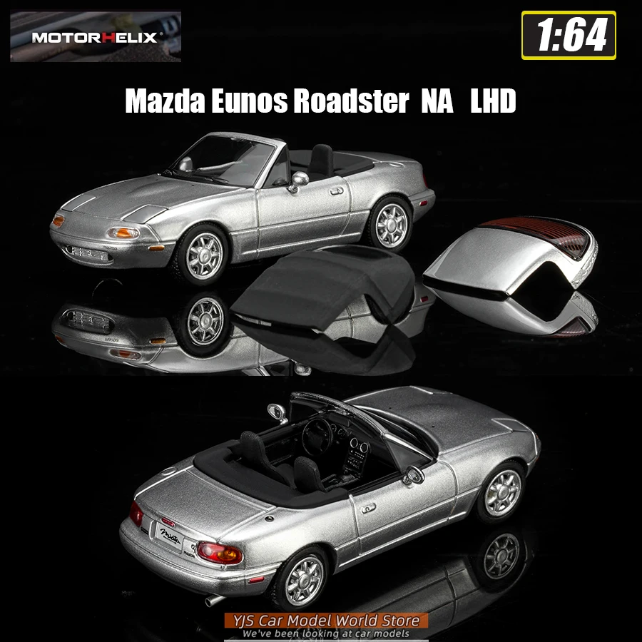 Motorhelix MH 1:64 Mazda 787B Alfa Romeo 8C MX-5 Nissan Skyline GT-R R34 Automodel Sport Statisch Model Verjaardagscadeau