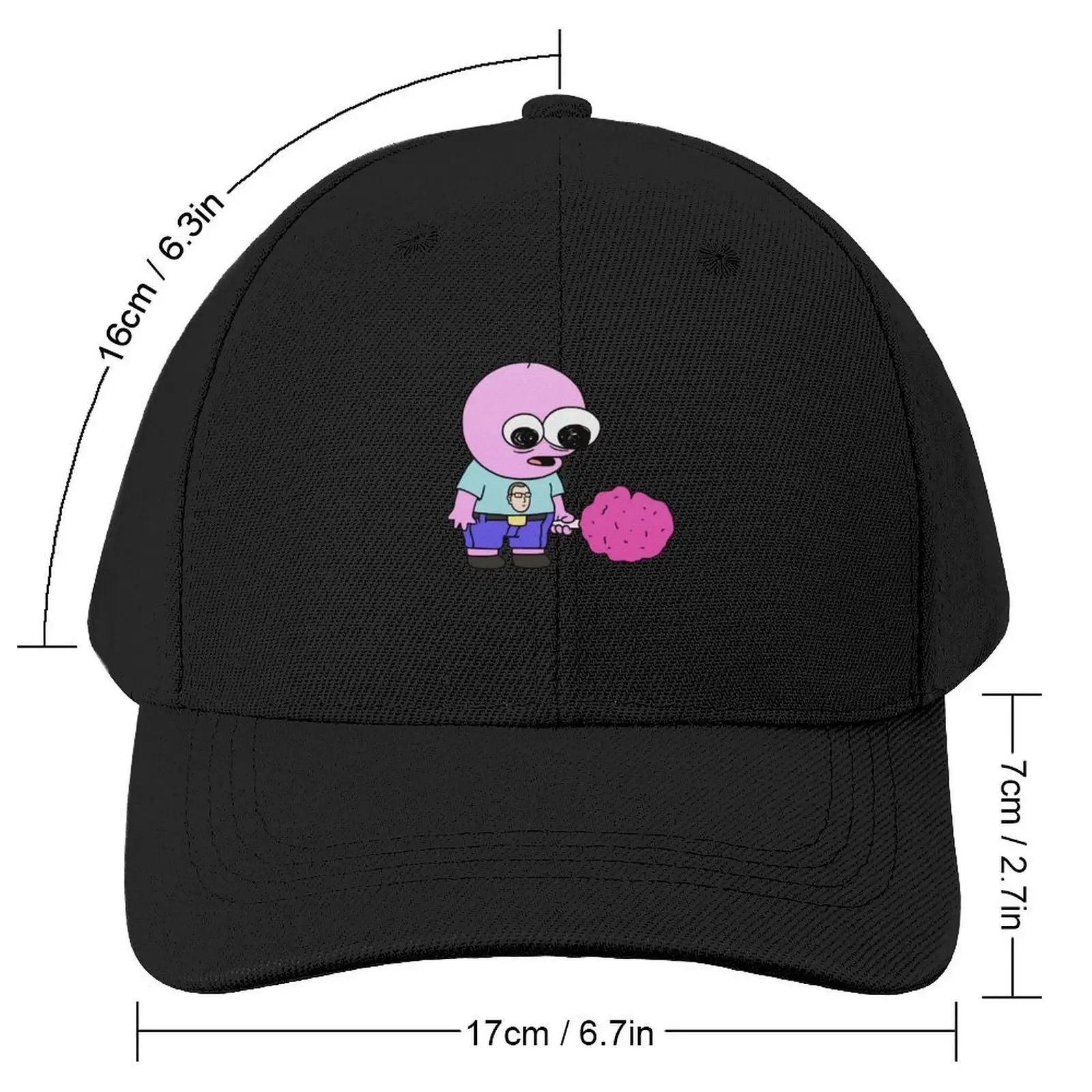 Pim reaches depression - SMILING FRIENDS! Classic T-Shirt Baseball Cap Hat Man Luxury Military Tactical Cap Rave Girl Men's