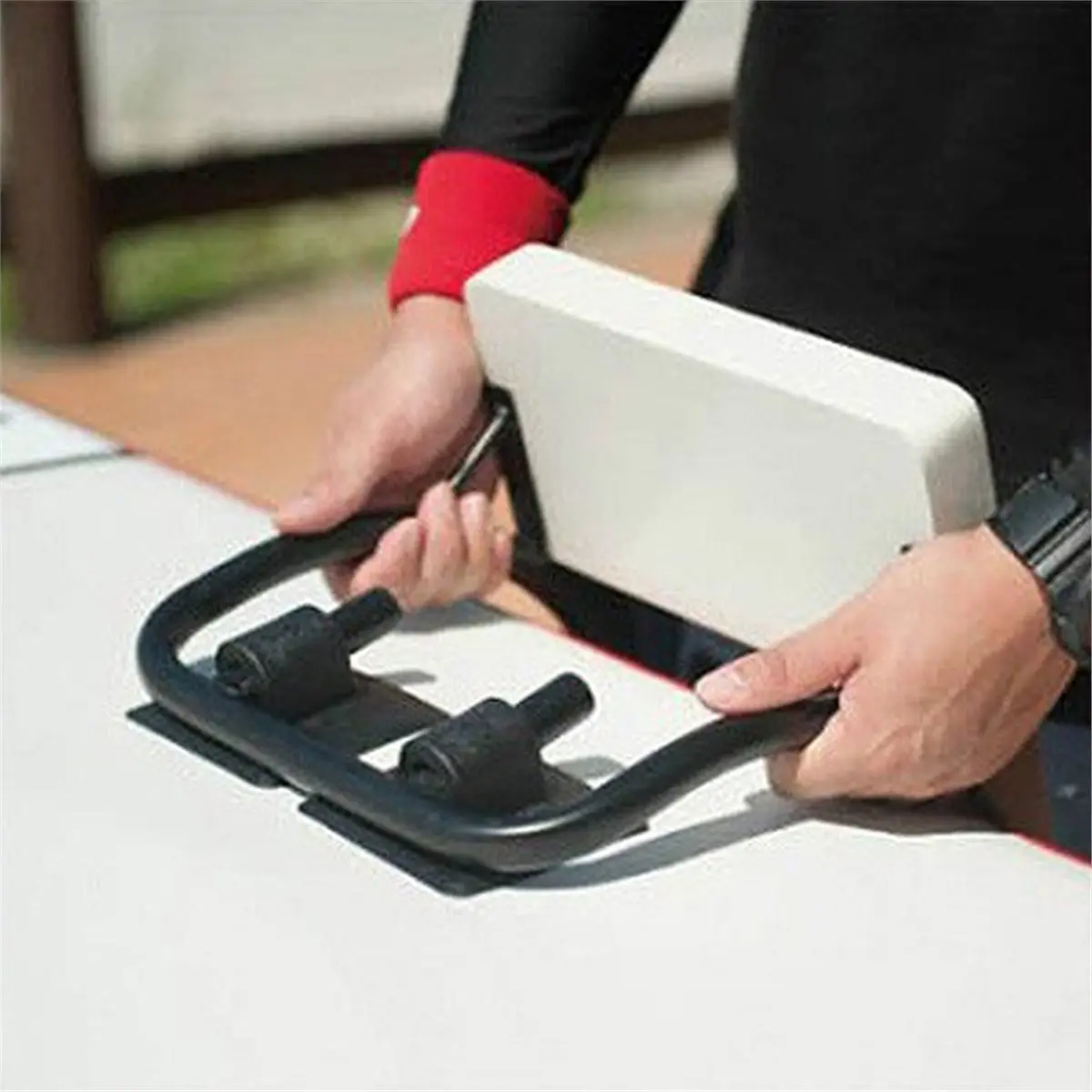 

A1997P ~4pcs Kayak Motor Mount Bracket Engine Fixing Buckle Bracket for Canoe Motor Mount