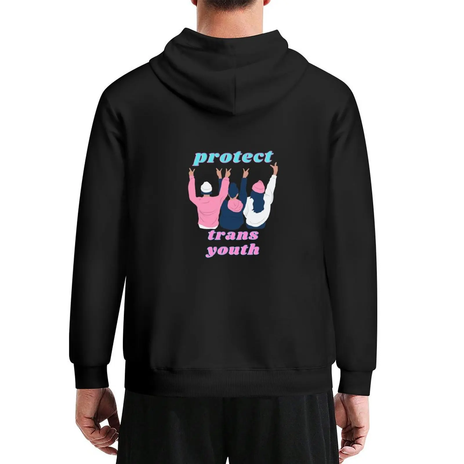 

Protect Trans Youth Transgender Kids Pride Shirt Hoodie mens clothes men's autumn clothes autumn winter clothes hoodie men