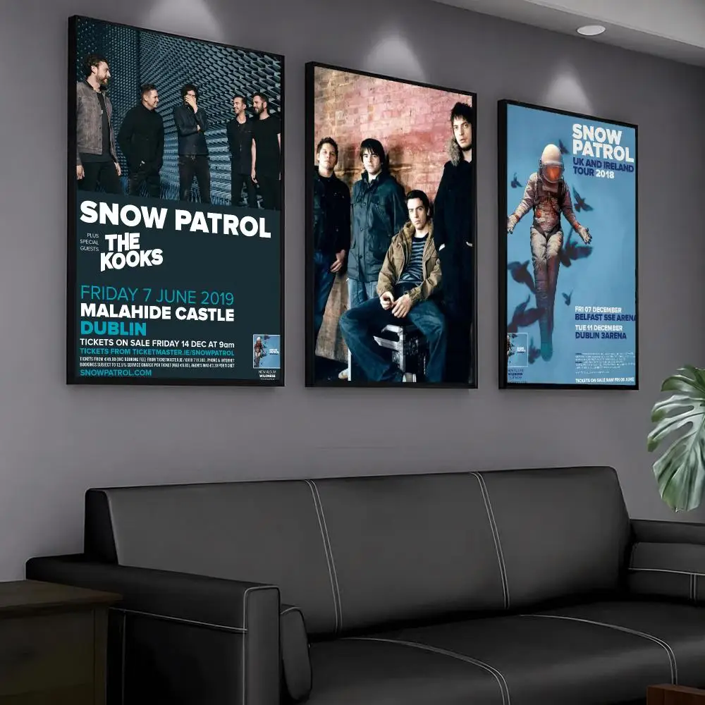 band S-Snow Patrol-L Painting Calligraphy Artwork for Home Bedroom Office Wall Decoration Gift