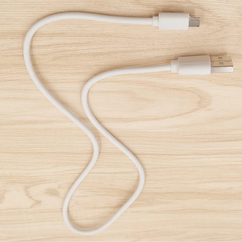 Duurzame 75x1cm micro-USB 20-kabel witte hoge snelheid oplaadsnoer voor apparaat thuiskantoor reizen micro-USB-kabel