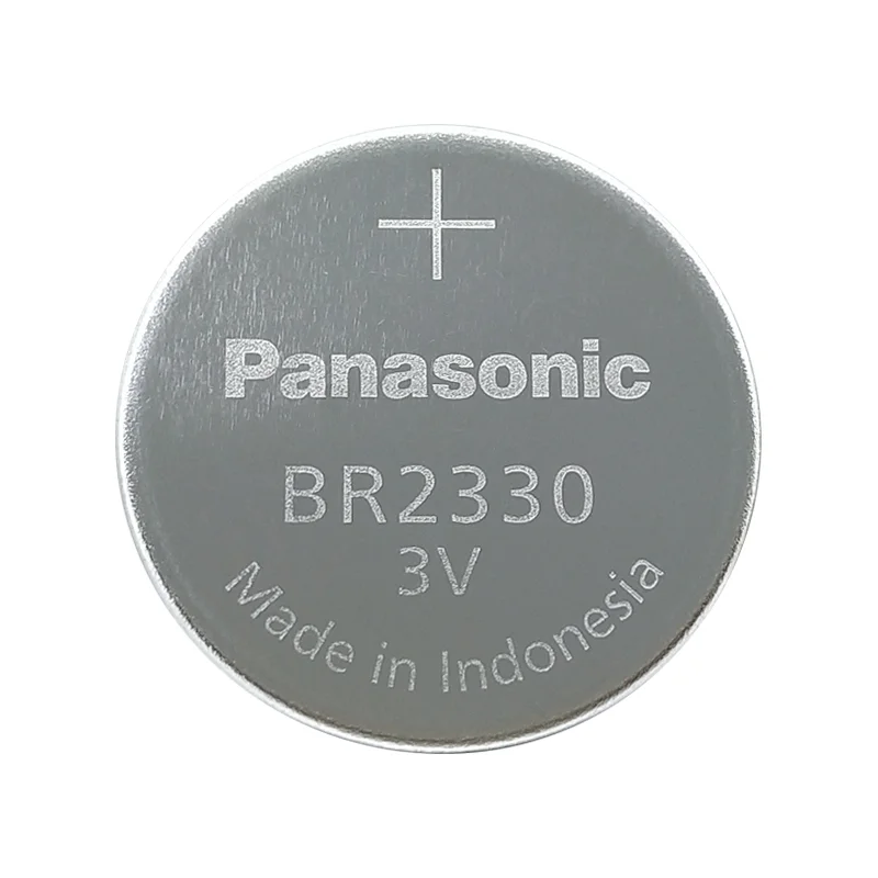 1pcs Panasonic BR2330 3V botão celular bateria CR2330 ECR2330 2330 carro controle remoto LED Flash Card instalado moedas baterias