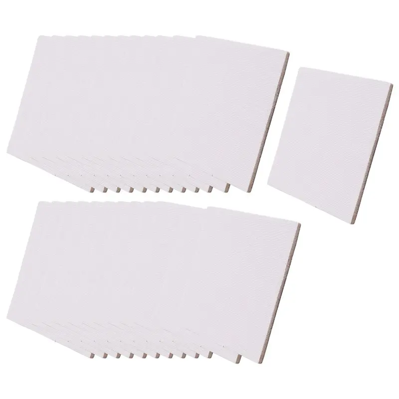 

25 Pcs Magnetic Painting Canvas Panel Magnetic Mini Canvas Boards Canvas Blank Canvases For Painting Art Gift DIY Decor Durable-
