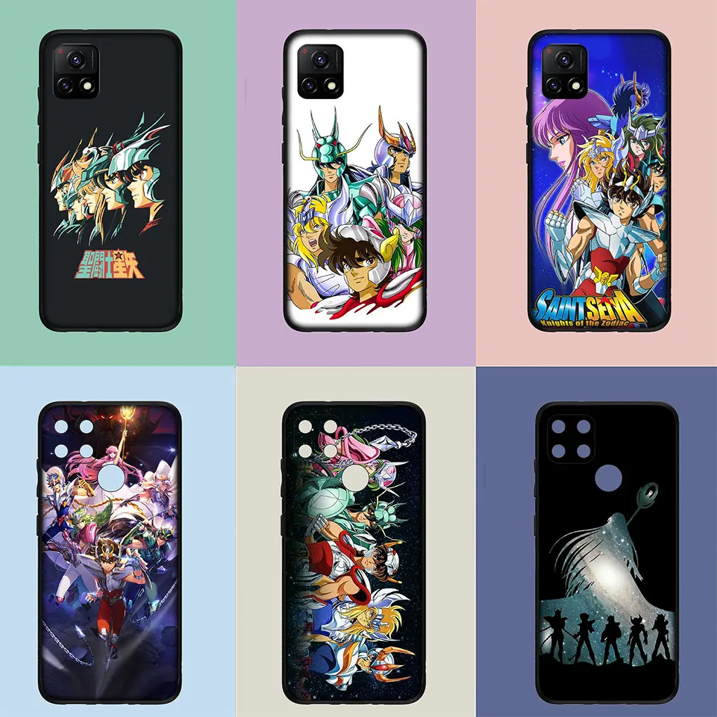 Saint Seiya Cartoon Cover Phone Casing for OPPO A17 A15 A16 A12 A53 A54 A57 A78 A79 A58 A38 A98 A94 A96 A74 A95 A77 A76 Case