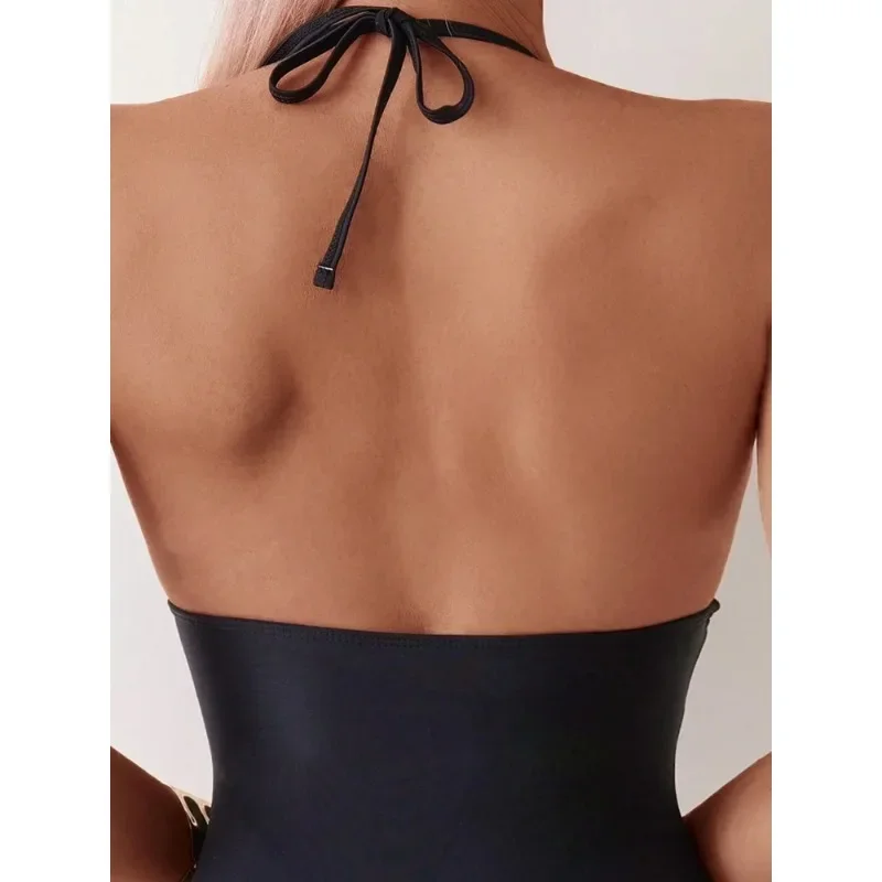 Sexy Net One Piece Swimsuit Women's Closed Swimwear 2026 New Push Up Swimming Wear Bodysuit Bathing Suit Beachwear Pool Bather