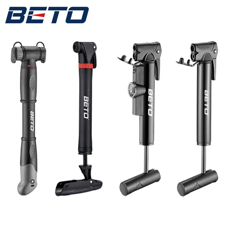 Beto Bicycle Pump Mini Hand Pump Cycling Riding Air Pump Tire Inflator Repair Tool MTB Road Schrader Presta Portable Bike Pump