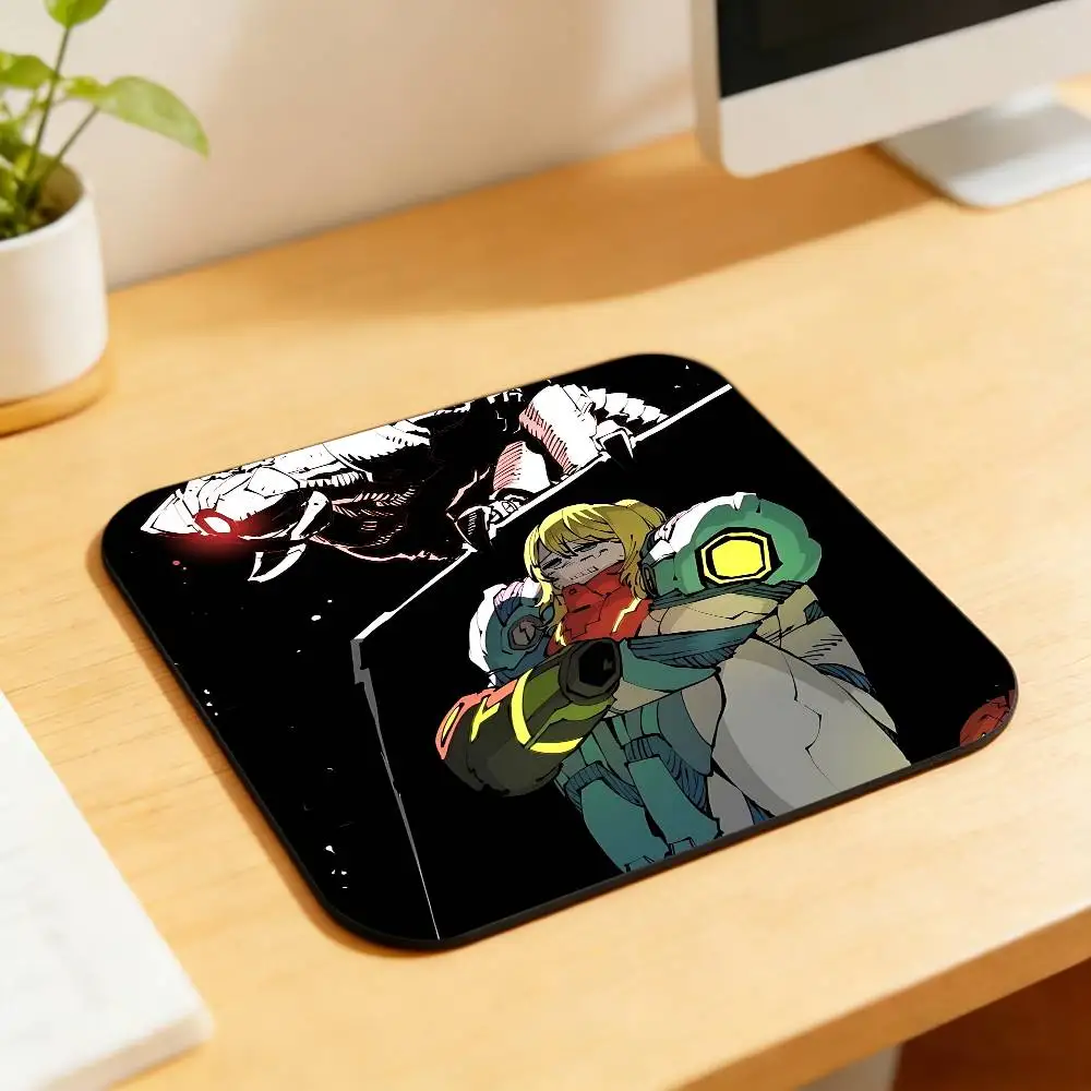 Cool M-Metroid Dread Square Decorative Fridge Magnets for Home Kitchen Office Whiteboard & Locker