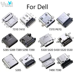 YuXi 1 Piece For DELL Latitude 7310 7410 7370 P67G 5258 5290 7390 5320 5420 7490 7590 USB Type C Charging Port Connector Socket