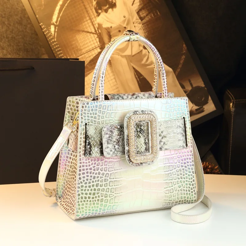 

Trendy Fashion Solid Color Diaper Bags For Women High-End Vintage Crossbody Bag Minimalist Leather Commuter Bag Luxury Brand