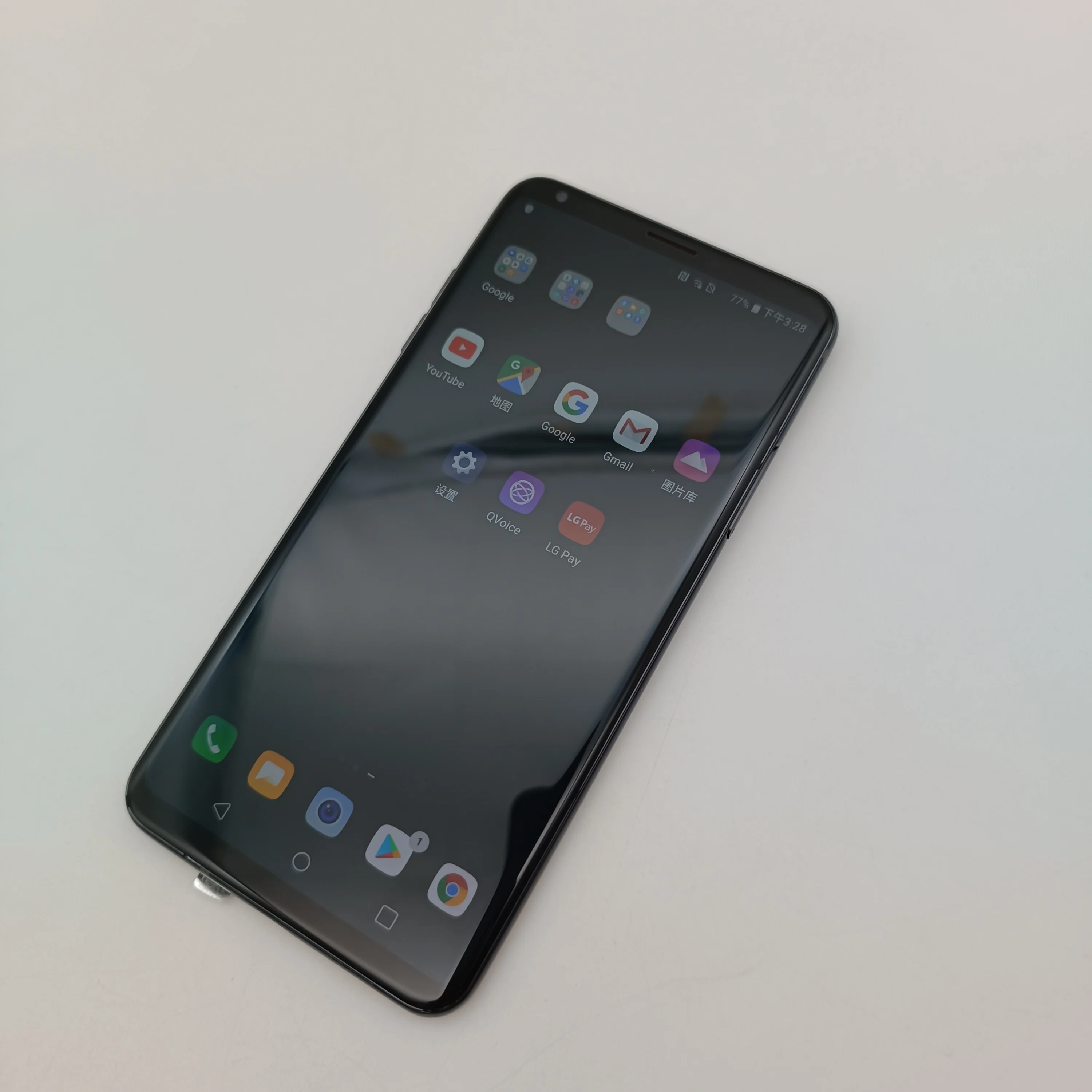 هاتف LG V35 ThinQ الأصلي غير مقفول بشريحتين 6 جيجابايت رام 64 جيجابايت ثماني النواة 16 ميجابكسل 6.0 بوصة 3300 مللي أمبير في الساعة أندرويد 8 FM QC3 الذكي