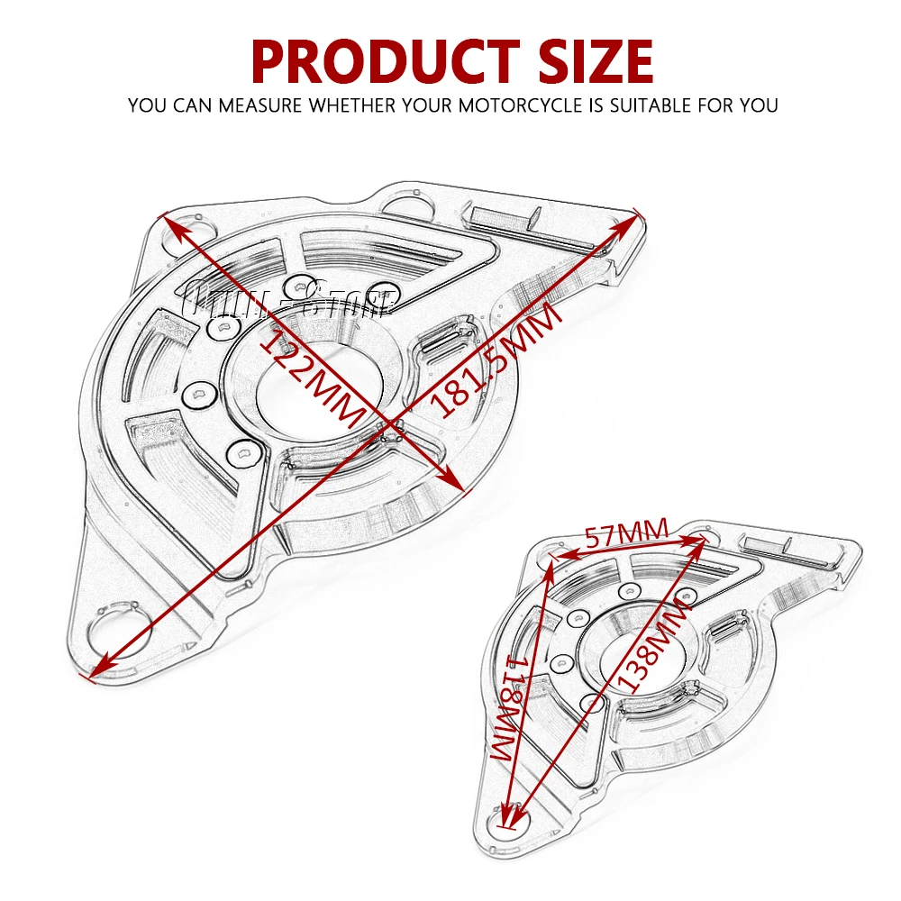 New XSR900 Motorcycle Front Chain Crankcase Sprocket Cover Protective For Yamaha XSR 900 MT09 MT-09 SP Chain Guard Tracer 900GT