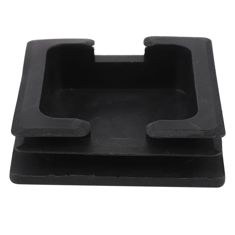 Bouchons carrés en plastique 75Mm X 75Mm, Inserts de tuyaux, obturation d'extrémité, 12 pièces-AT64