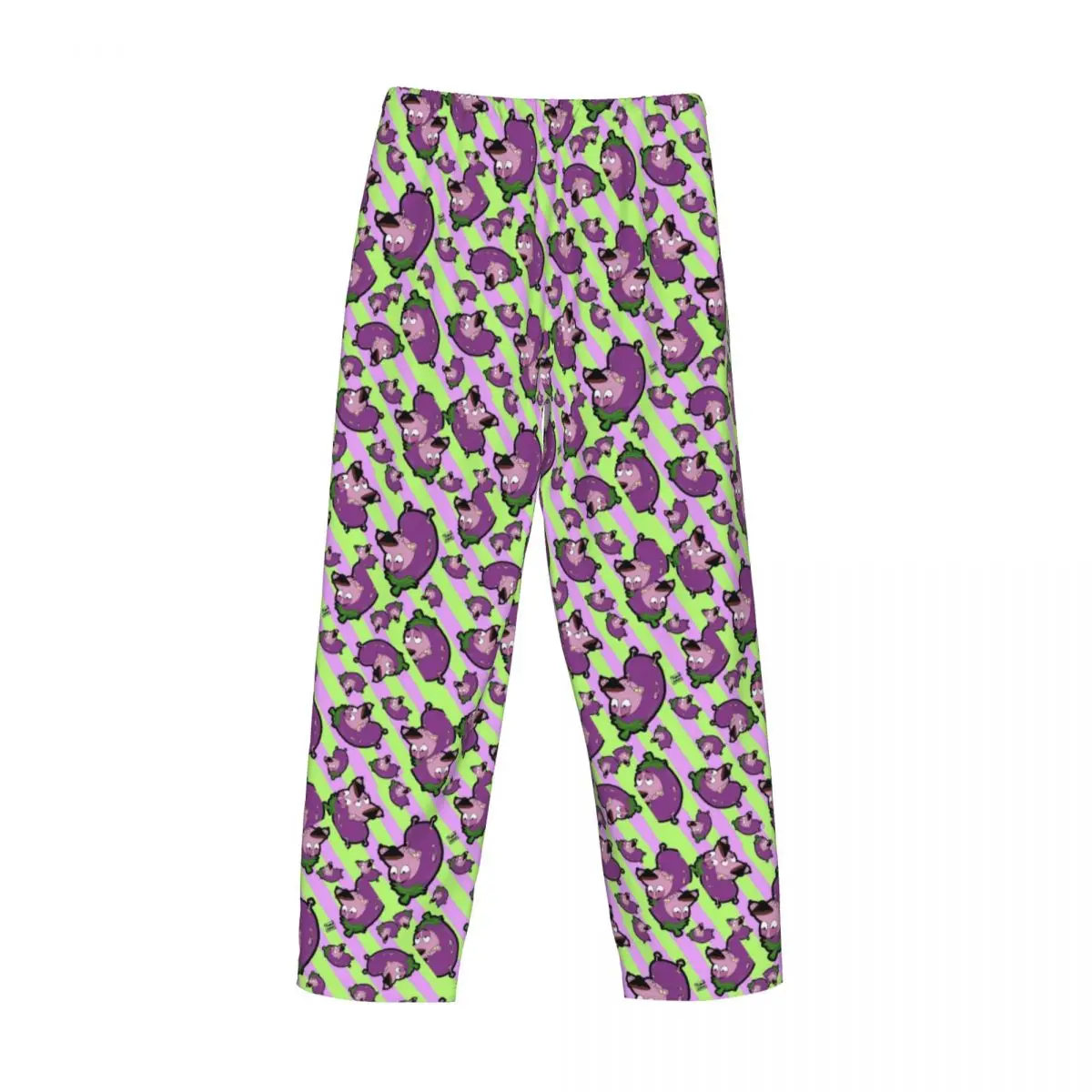 Custom C-Courage The Cowardly Dog Pajama Pants for Men Sleepwear Lounge Sleep Bottoms Stretch with Pockets view 4